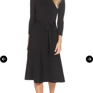 Eliza J Elegant Black Sweater dress